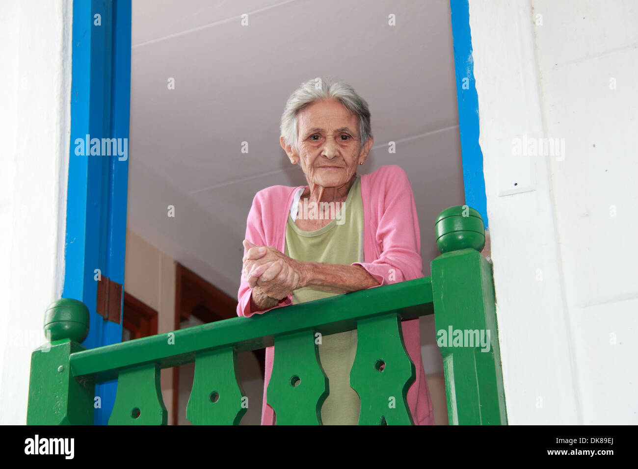 Maria, owner of Maria's coffee shop, Las Terrazas, Artemisa province, Cuba, Caribbean Sea