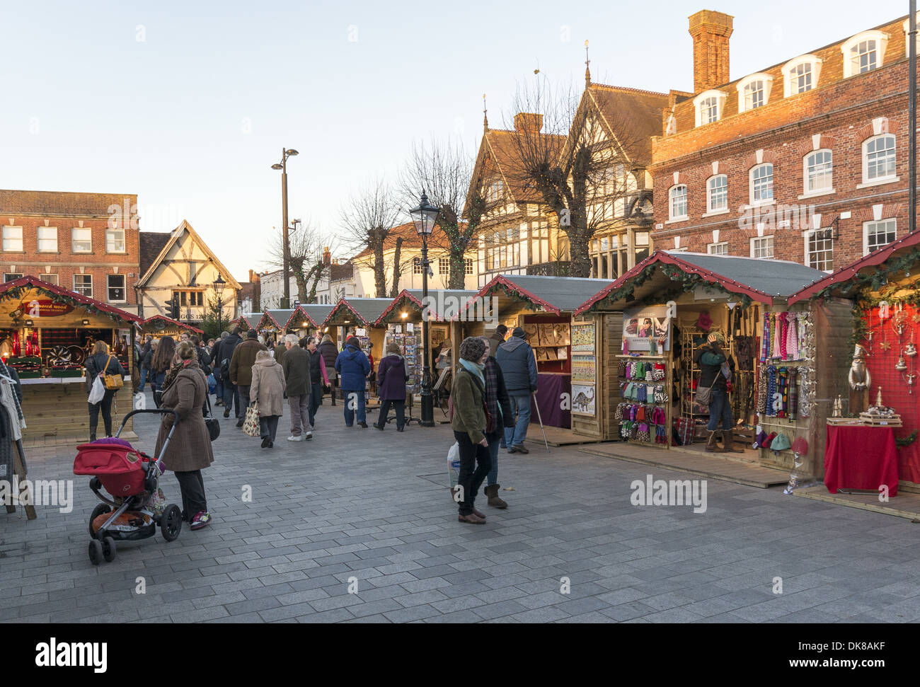 Salisbury Christmas market in the Guildhall Square, Salisbury