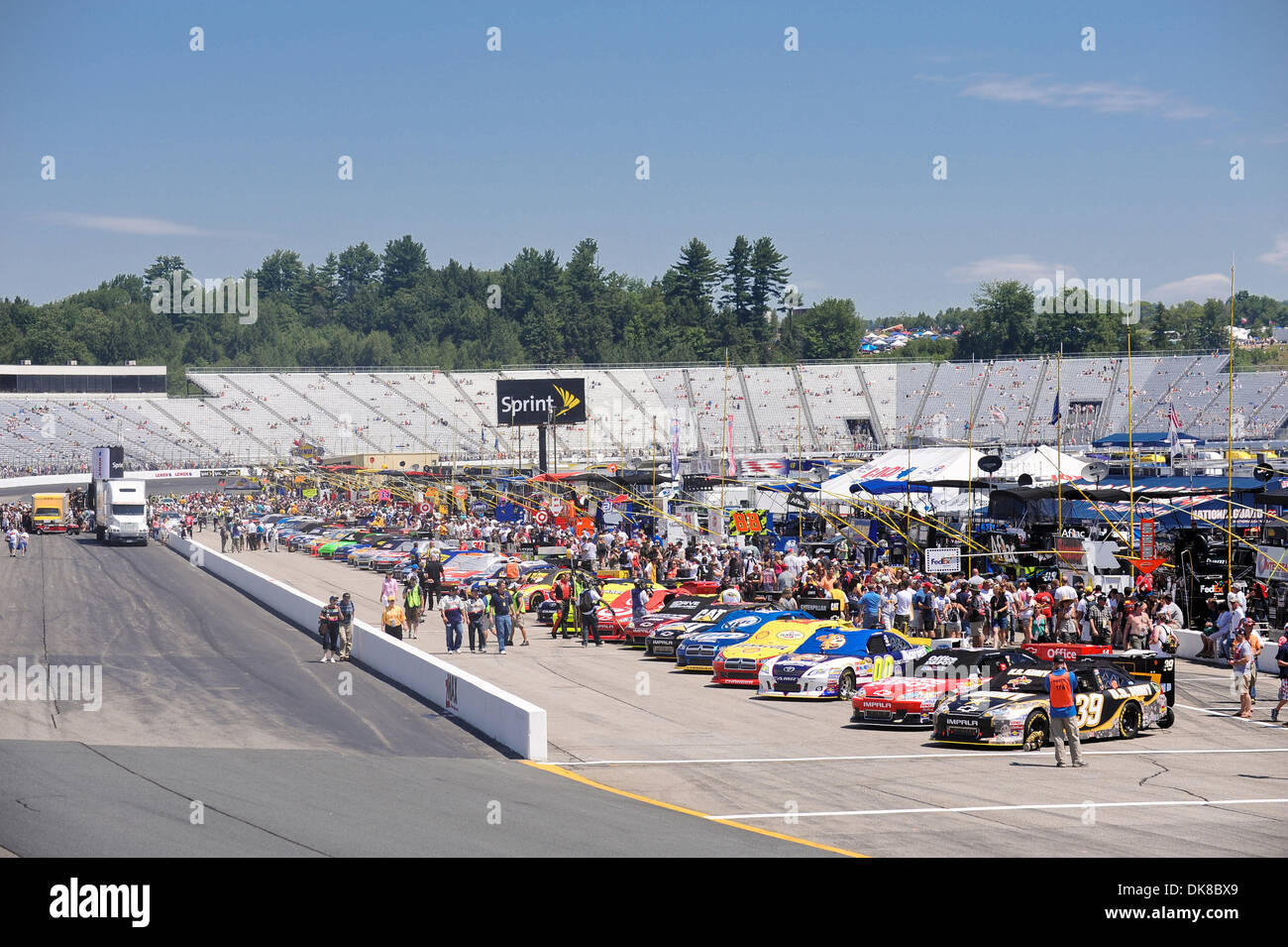 Race cars new hampshire speedway hi-res stock photography and images ...