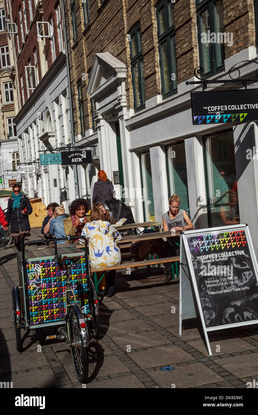 The Coffee Collective on Jaegersborggade Street, Copenhagen, Denmark. Stock Photo