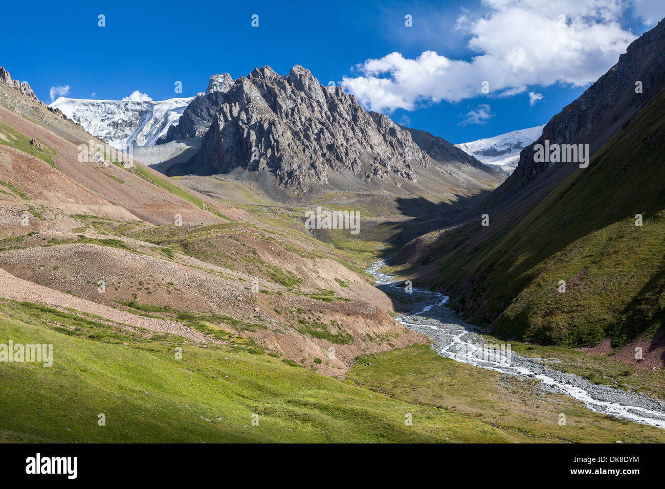 Amazing landscape of mountains, river and sky Stock Photo - Alamy
