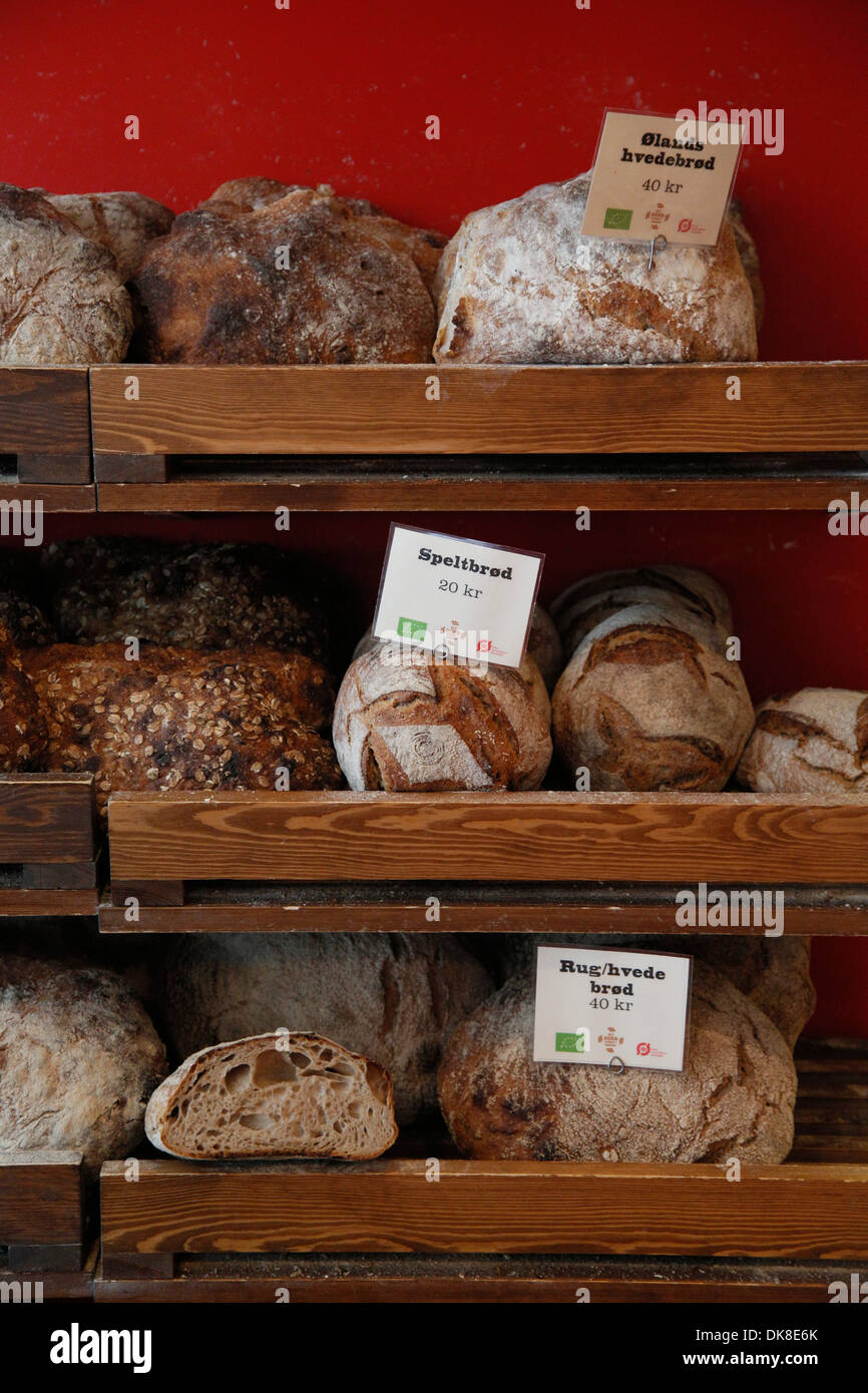 Meyers Bakery on Street, Copenhagen, Denmark Stock