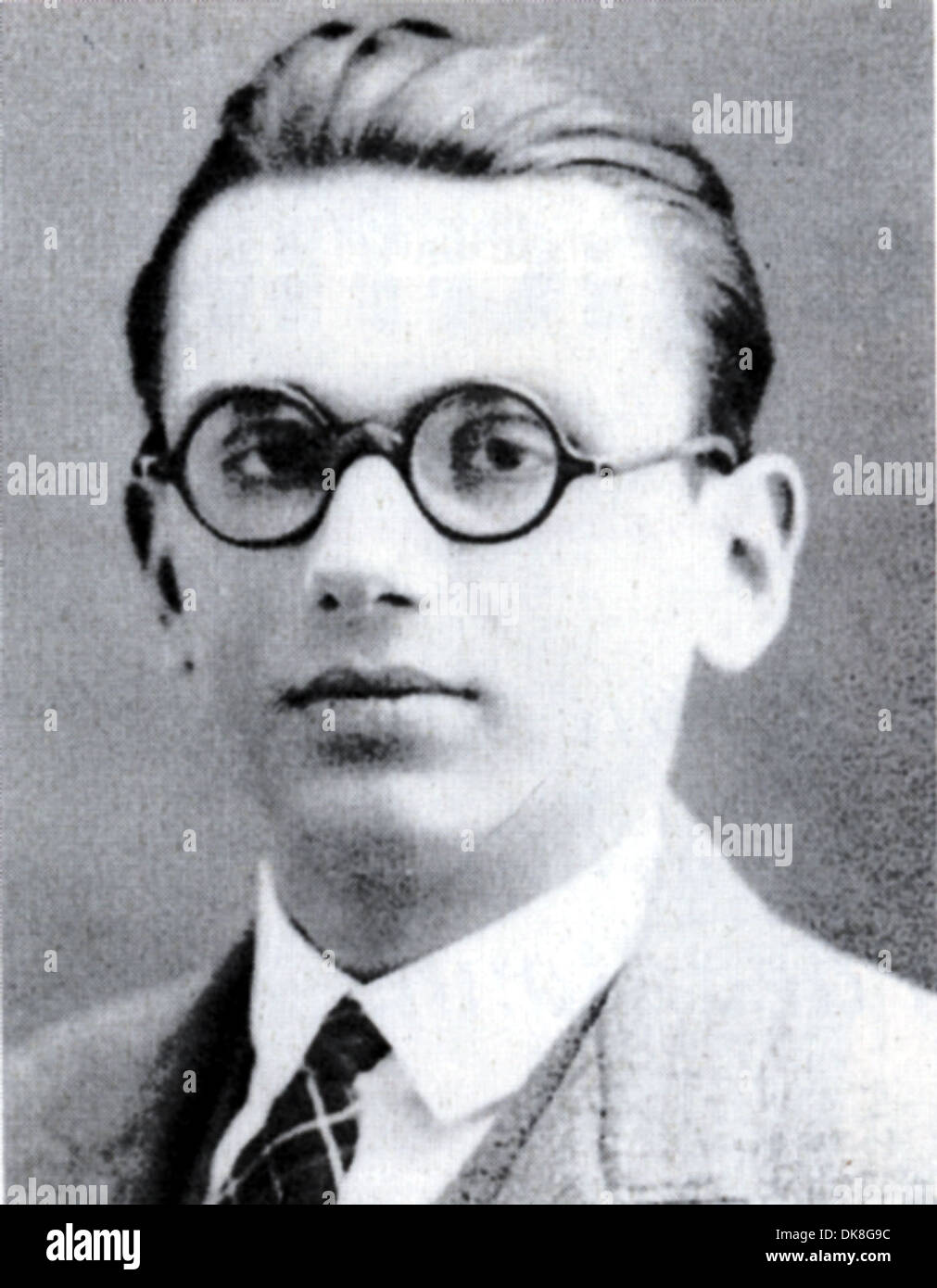 KURT GODEL (1906-1978) Austrian-American mathematician in 1925 Stock Photo