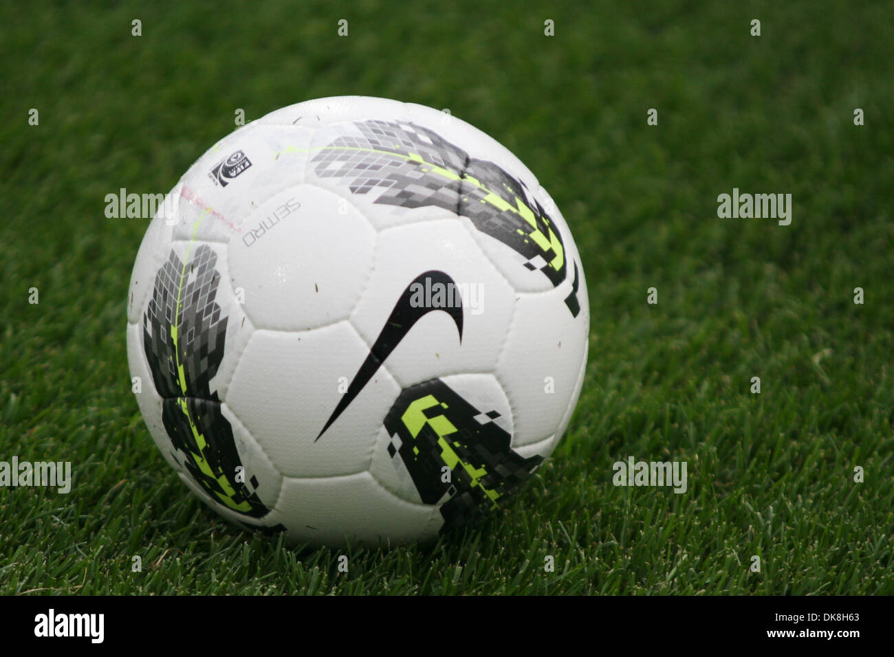 July 23, 2011 - Toronto, Ontario, Canada - The Nike game ball during the  Herbalife World Football Challenge soccer game between Juventus FC of Italy  and Sporting Clube de Portugal in Toronto,