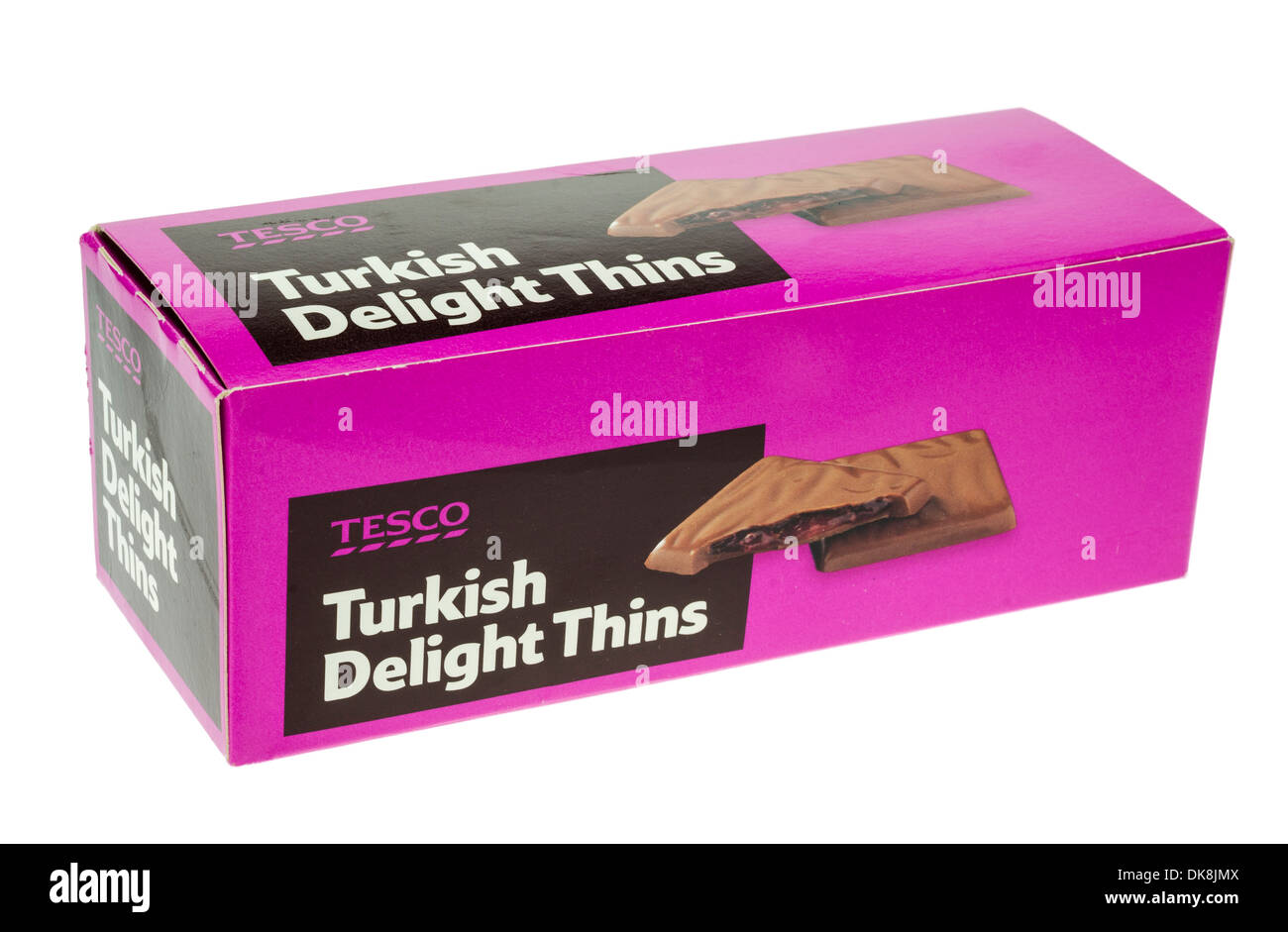 Tesco Turkish Delights Thins Chocolates. Stock Photo