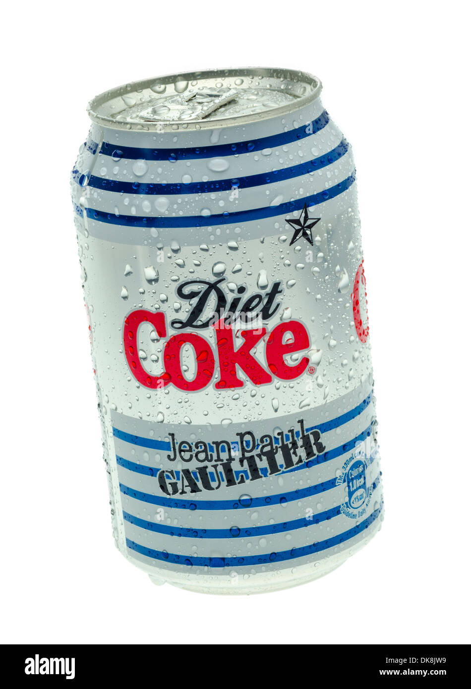 Can Diet Coke Designed by Jean Paul Gaultier. Stock Photo