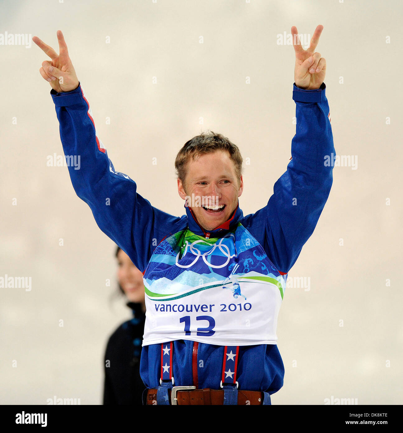 JERET 'Speedy' PETERSON (December 12, 1981 Ð July 25, 2011) was an American World Cup aerial skier from Boise, Idaho, skiing out of Bogus Basin. A three-time Olympian, he won the silver medal at the 2010 Winter Olympics in Vancouver. Peterson was found dead in Lambs Canyon, Utah on July 25, 2011. The cause of death was determined to be a self-inflicted gunshot wound. Pictured: Feb  Stock Photo