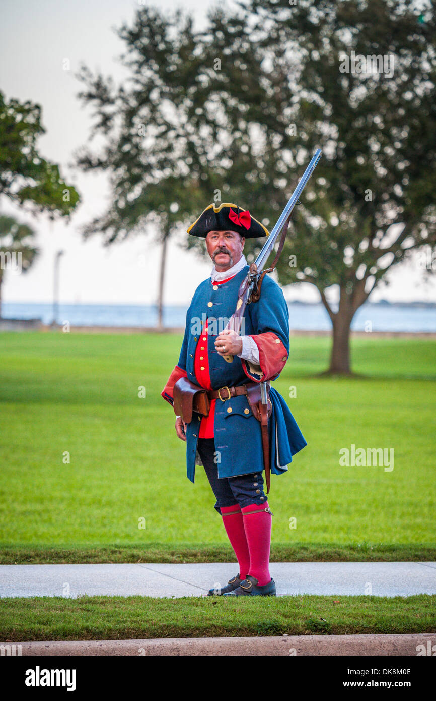 Castillo de san marcos florida soldier hires stock photography and