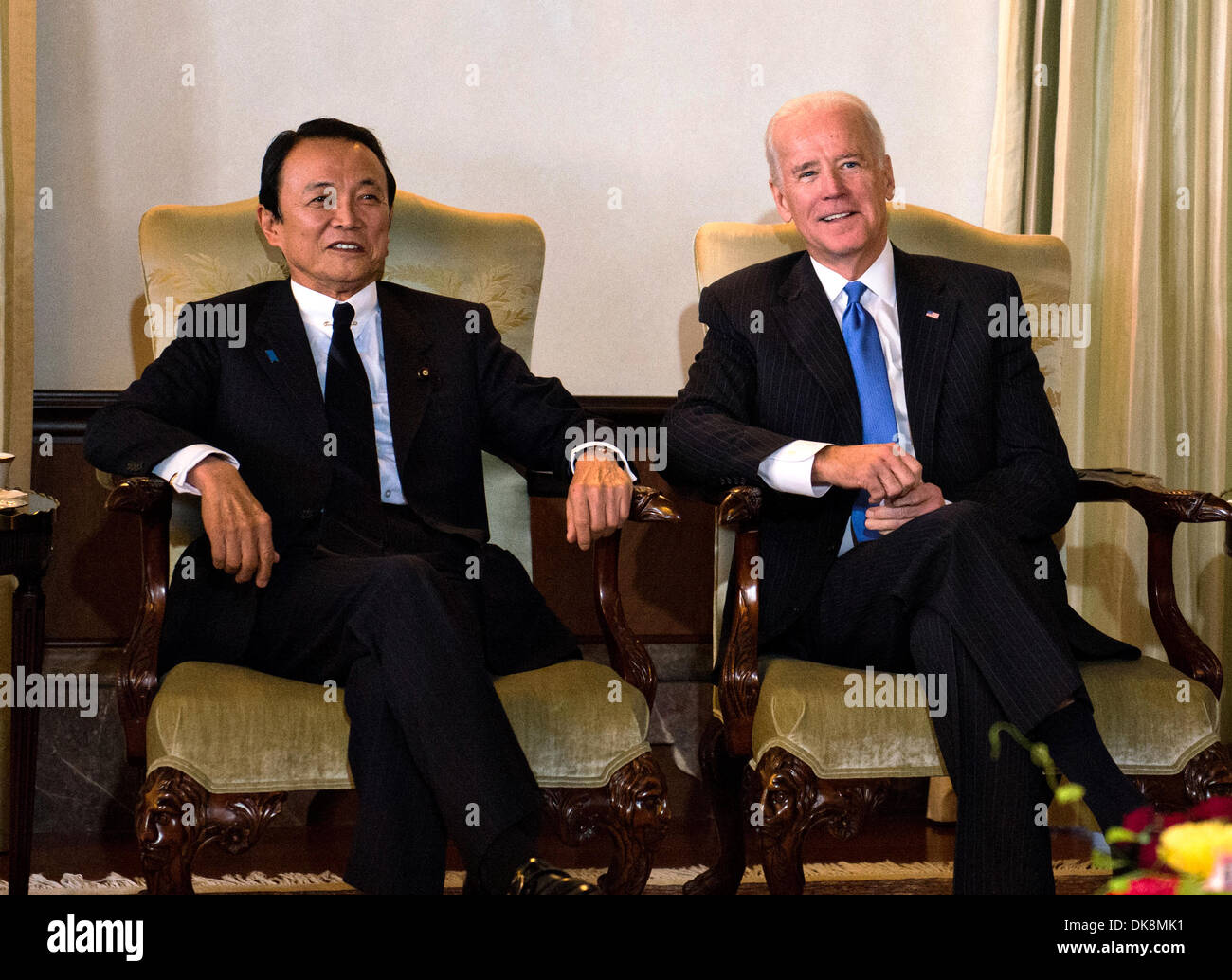 US Vice President Joe Biden meets with Japanese Deputy Prime Minister ...