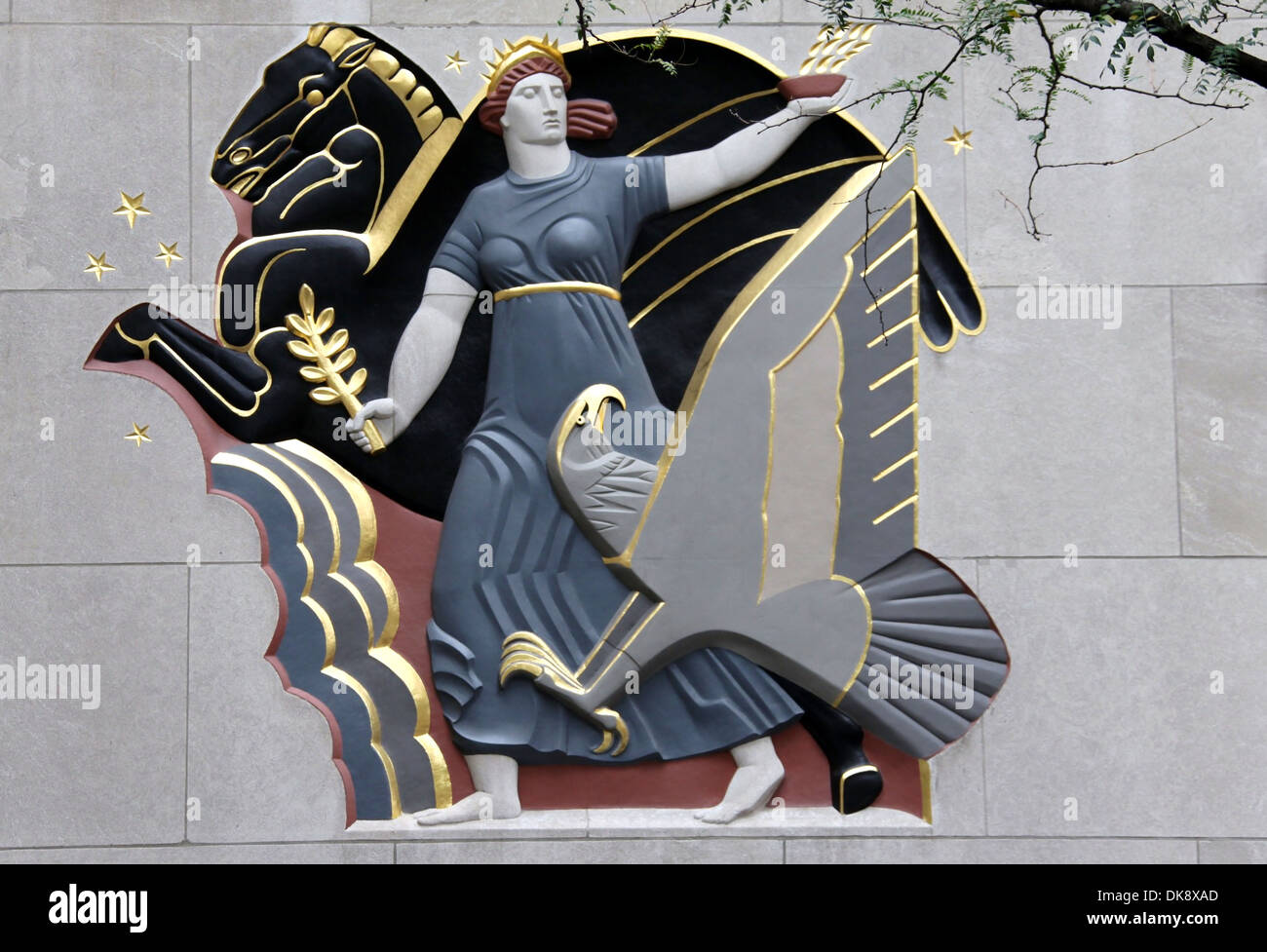 Art Deco work called Progress by Lee Lawrie at the Rockefeller Center