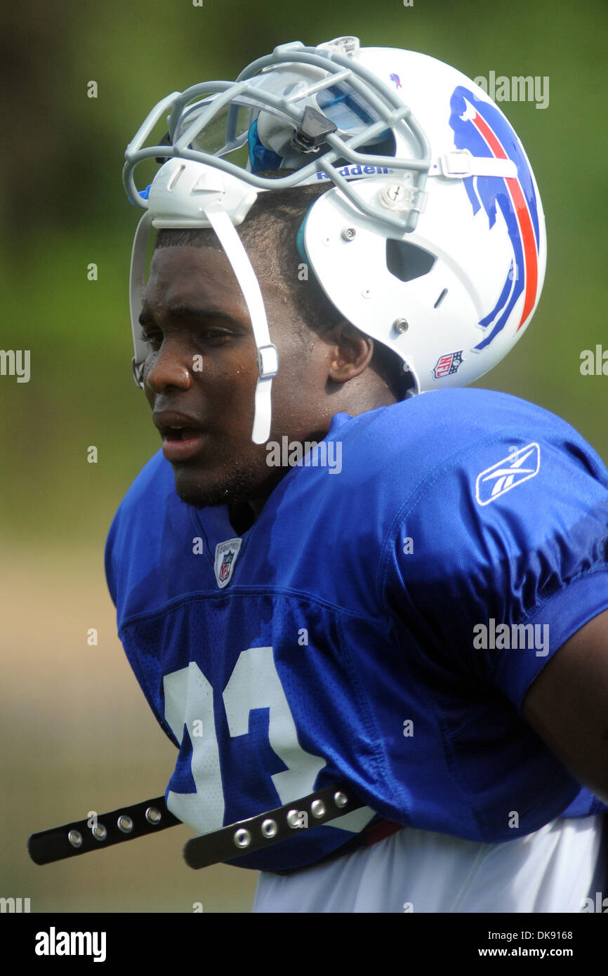 Buffalo Bills cornerback Aaron Williams (23) warms up while