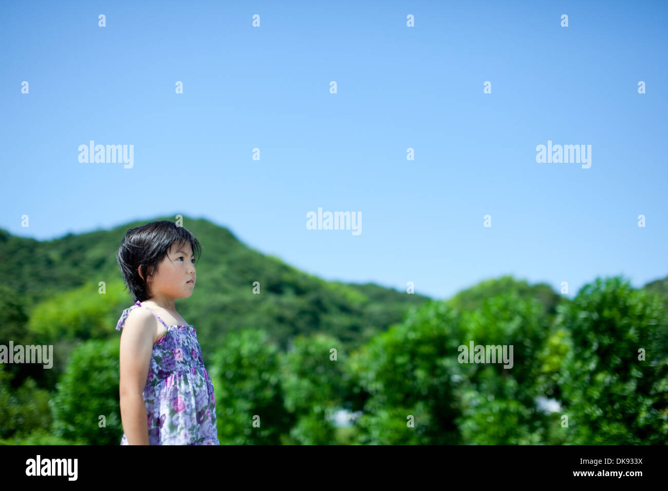 Japanese kid Stock Photo