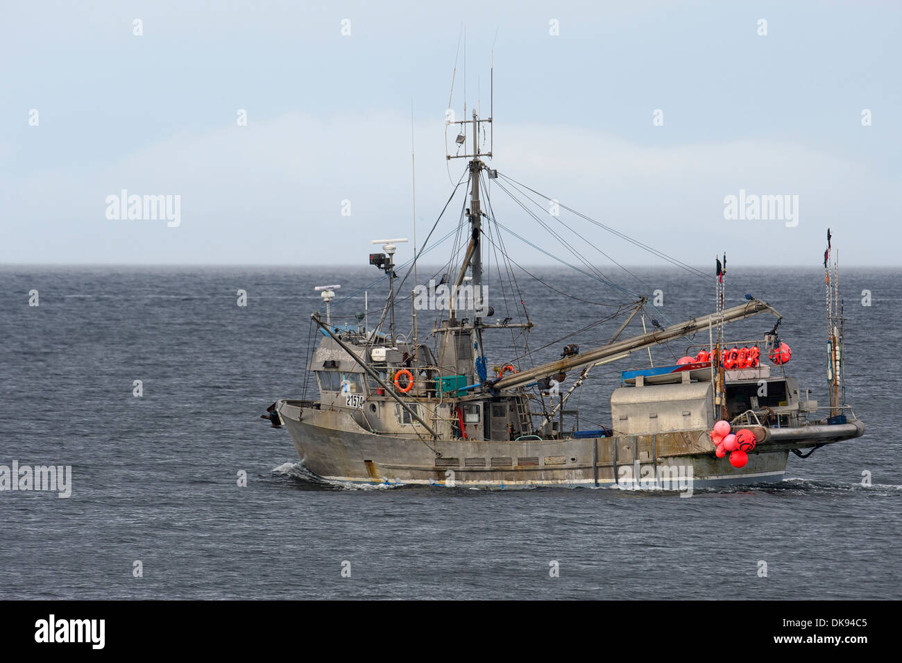 Herring Fishing Boat, Gabriola Island , British Columbia, Canada Stock
