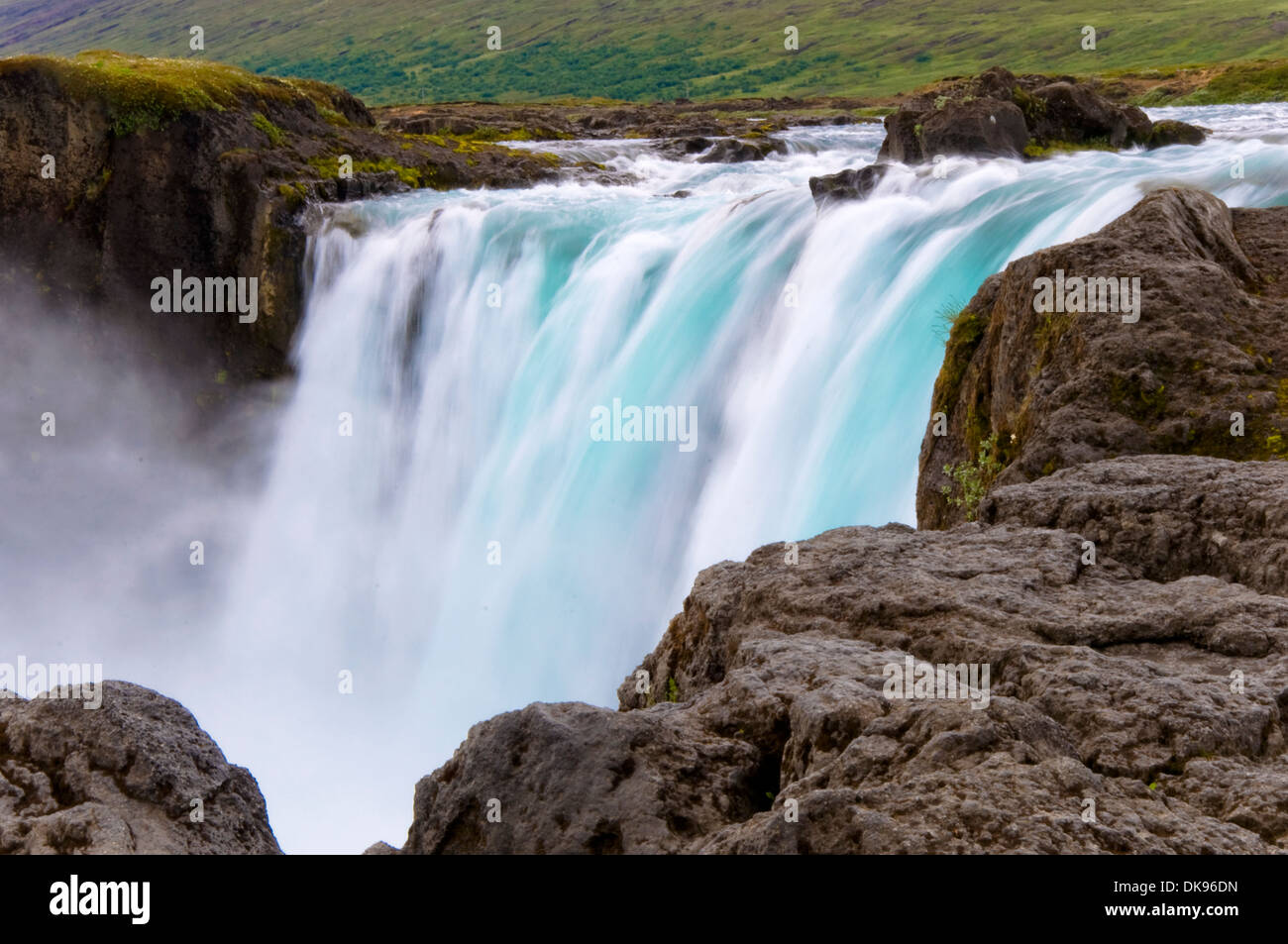 Godafoss waterfall between Akureyri and Husavik, Iceland Stock Photo