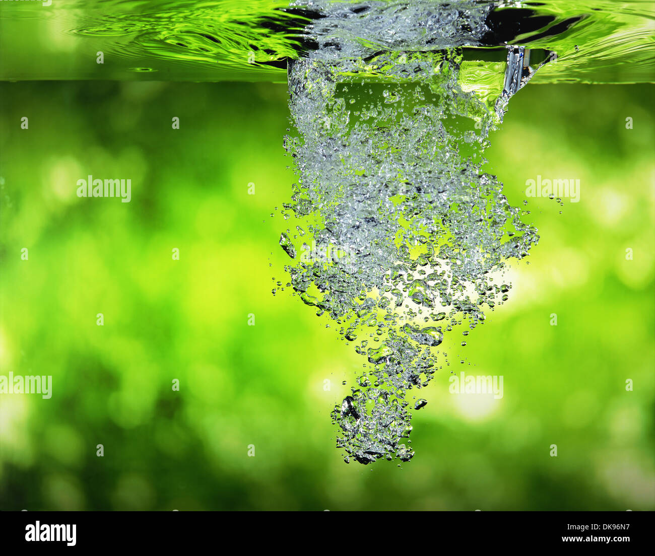 Bubbles in water Stock Photo Alamy