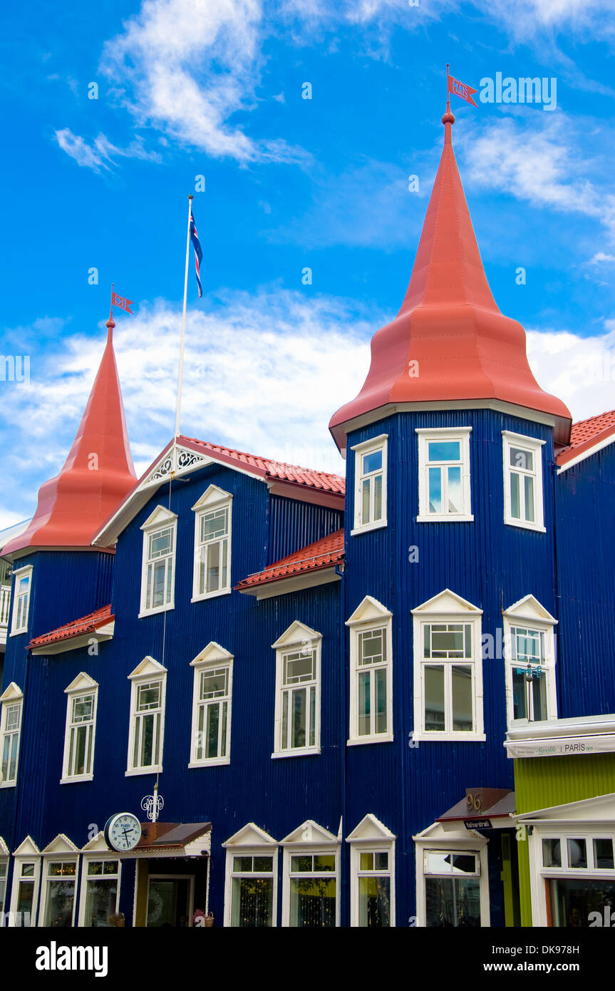 Colourful House, Akureyri, Iceland Stock Photo Alamy