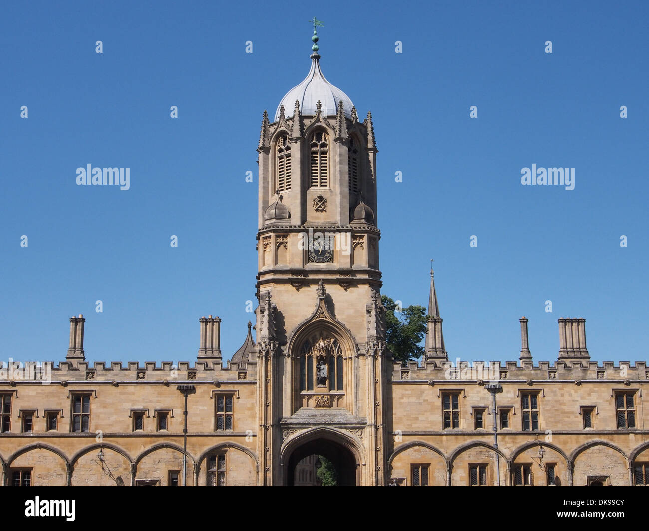 Oxford University Christ Church College Tom Tower Stock Photo