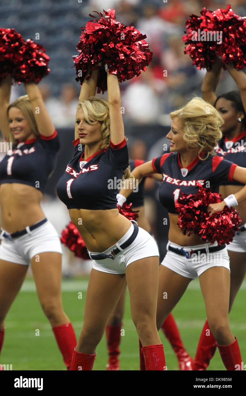 Aug. 15, 2011 - Houston, Texas, U.S - Texans cheerleaders motivate the ...