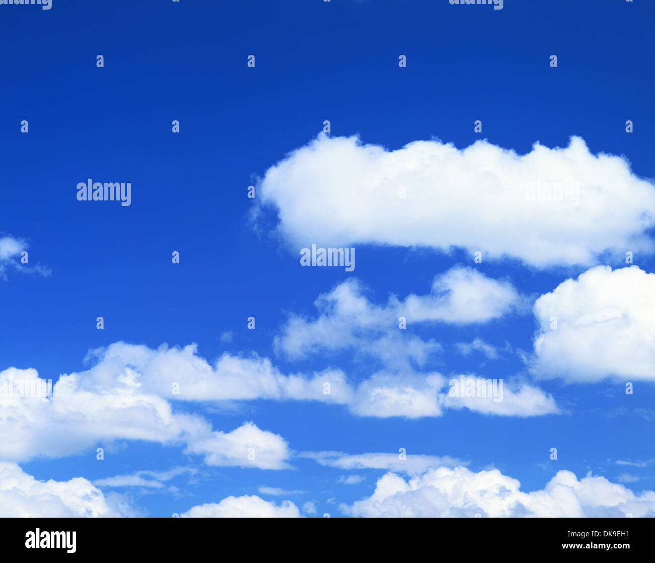 Blue sky with clouds Stock Photo - Alamy