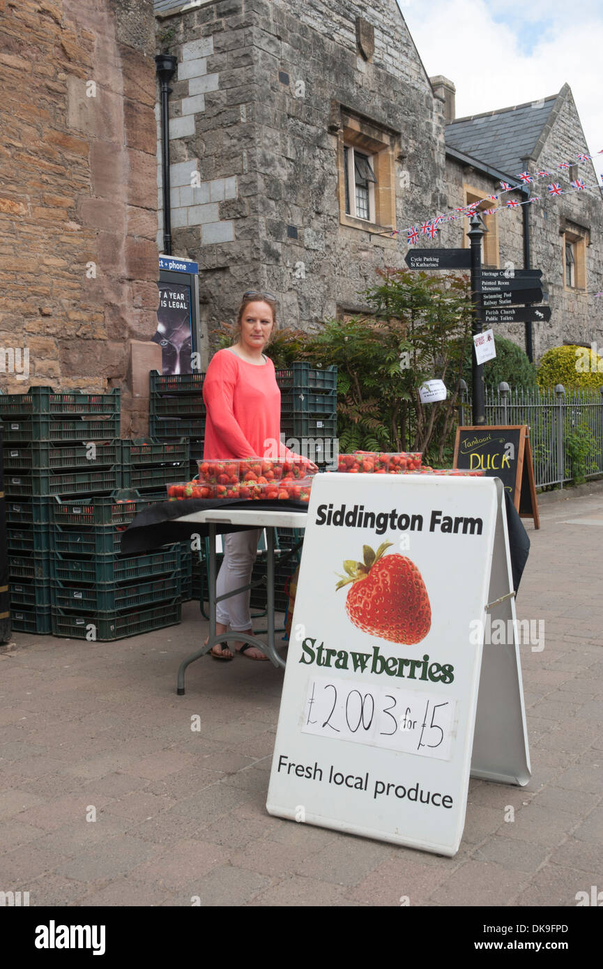 Ox Roast Festival in Ledbury High Street Stock Photo Alamy