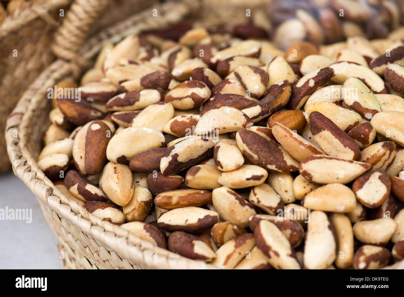Brazil Nuts On The Spanish Market Stock Photo Alamy