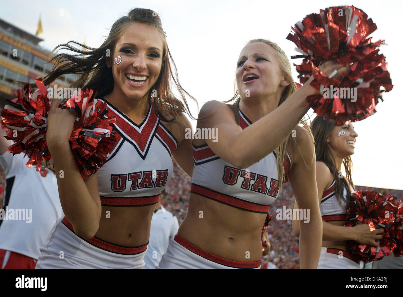 Utah utes cheerleaders hires stock photography and images Alamy
