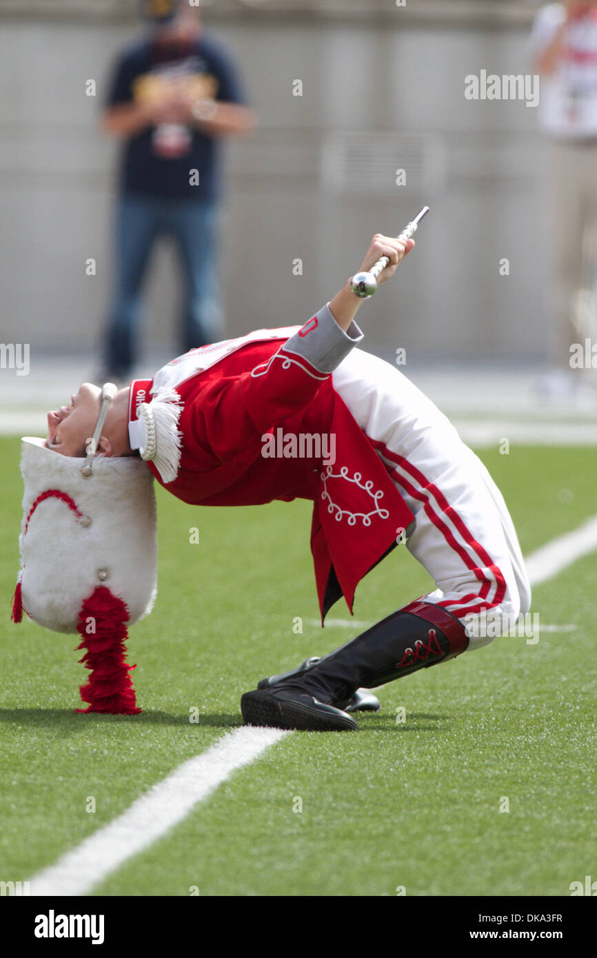 Sept. 10, 2011 Columbus, Ohio, U.S Ohio State Buckeyes drum major