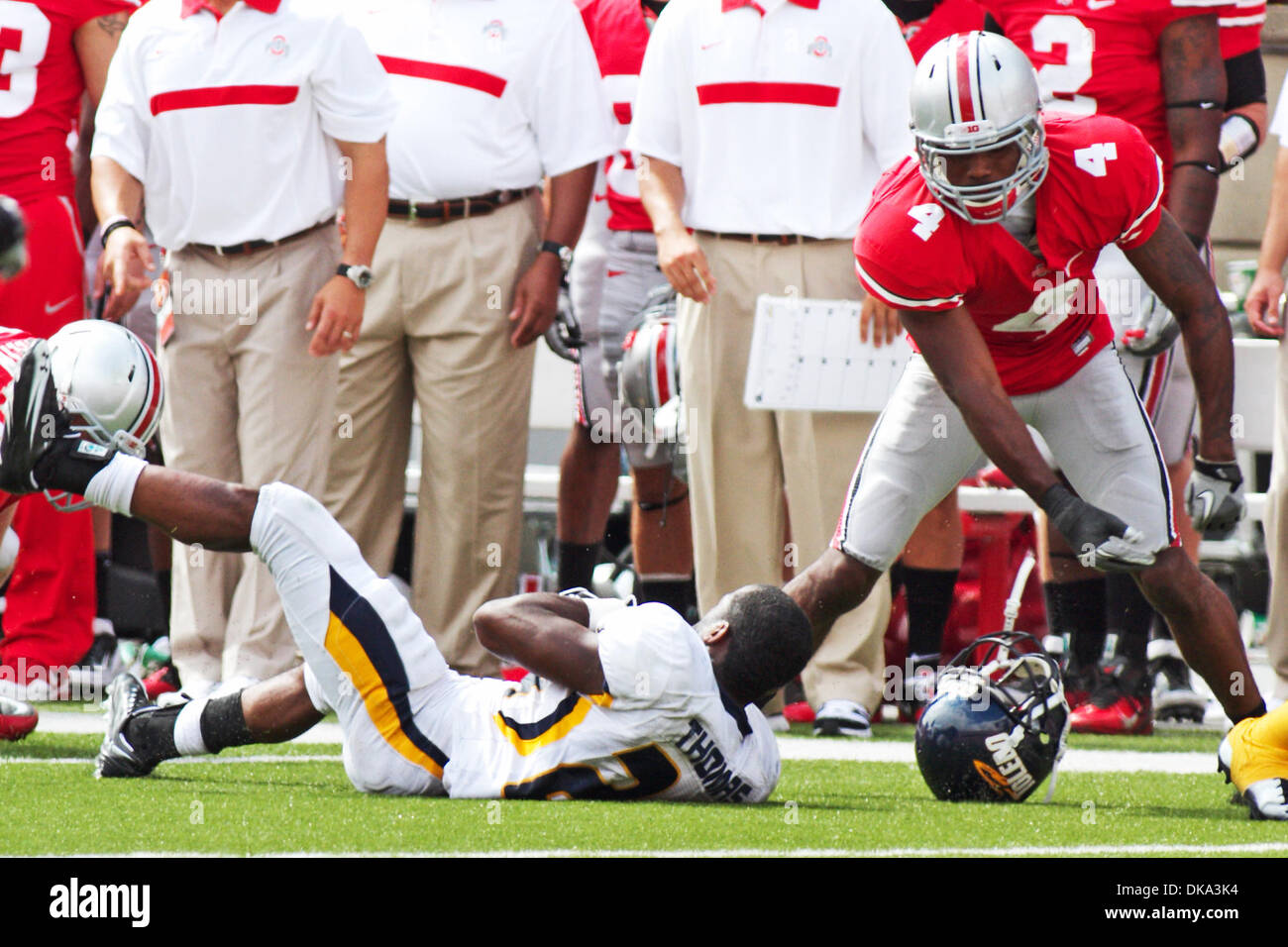 Sept. 10, 2011 - Columbus, Ohio, U.S - Toledo Rockets running back ...