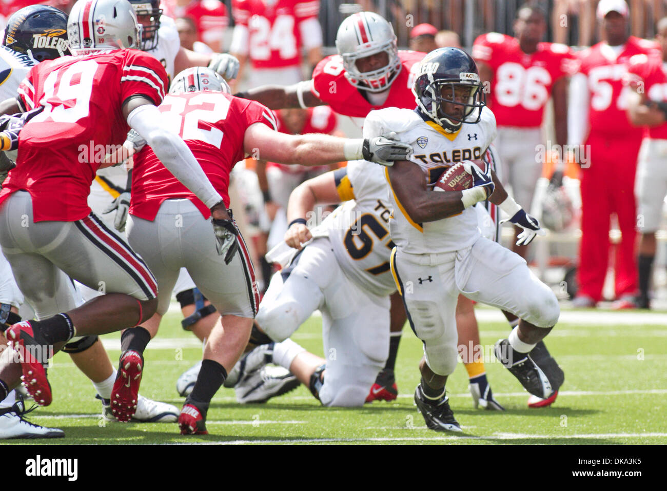 Sept. 10, 2011 - Columbus, Ohio, U.S - Toledo Rockets running back ...
