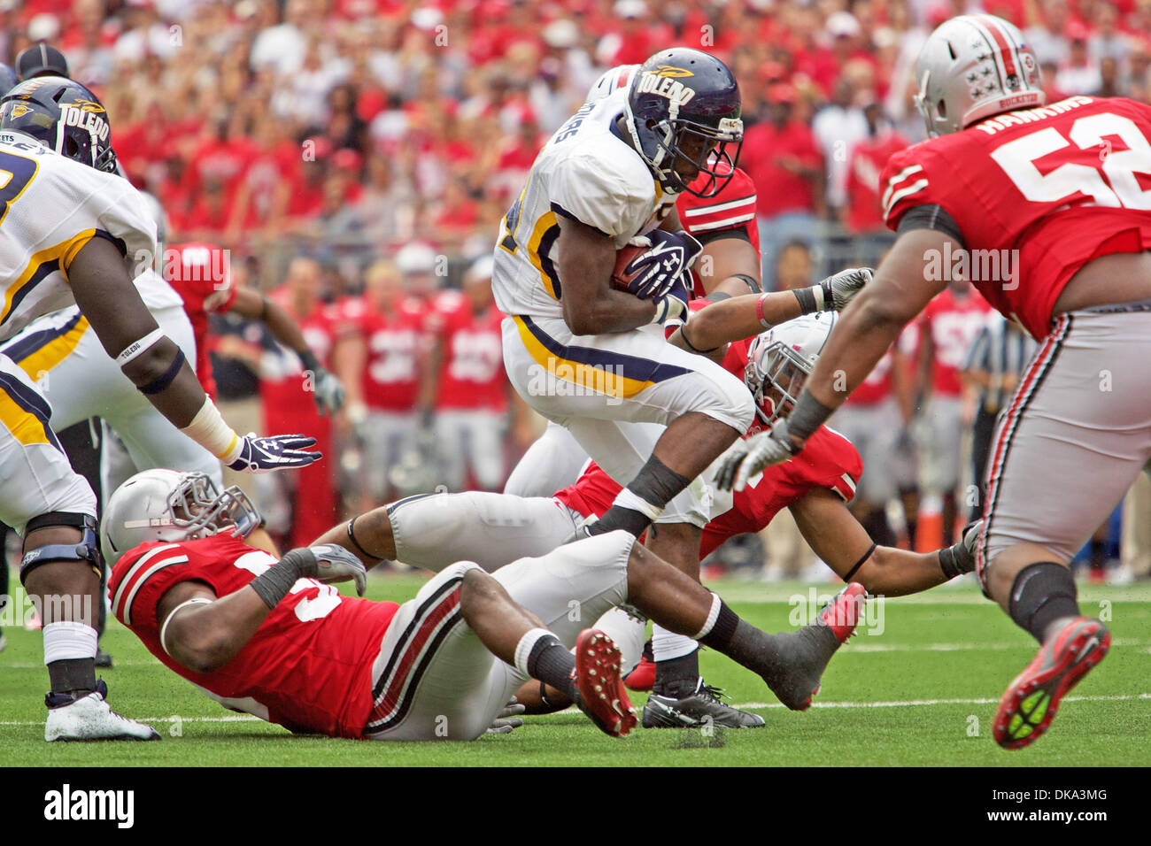Sept. 10, 2011 - Columbus, Ohio, U.S - Toledo Rockets running back ...