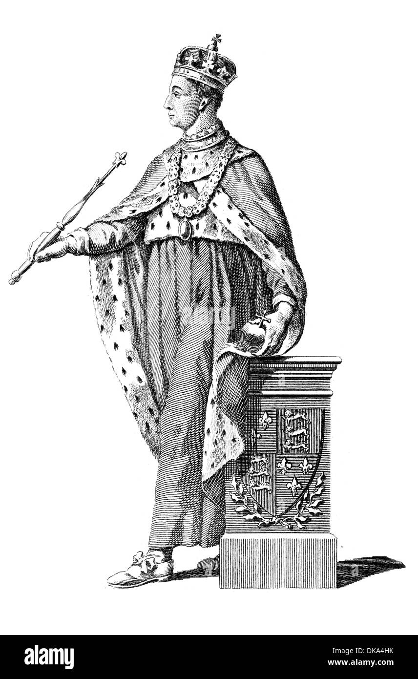 Henry v king england artist art painting royalty monarchy Black and