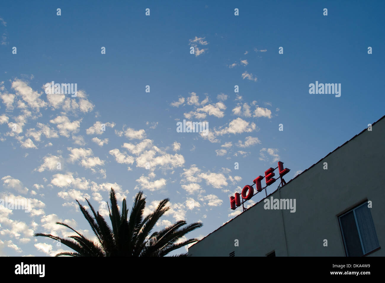 Hotel Las Palmas Hollywood, movie et for Pretty Woman Stock Photo