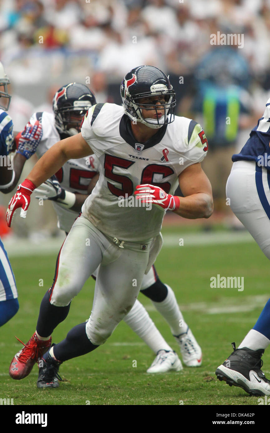 Sept. 11, 2011 - Houston, Texas, U.S - Houston Texans inside linebacker ...