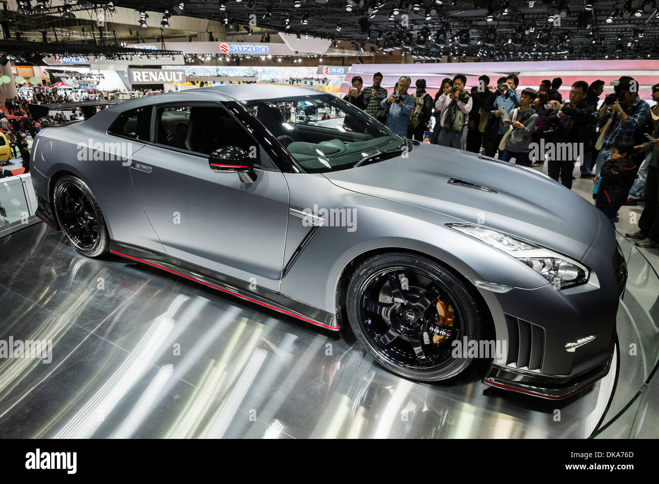 Nissa GT-R Nismo high performance car at Tokyo Motor Show 2013 in Japan Stock Photo