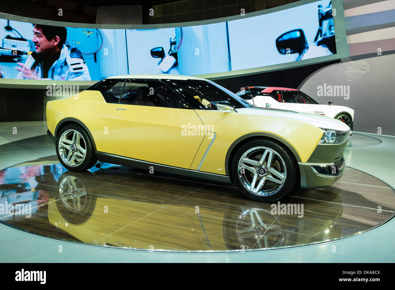Nissan IDx Freeflow concept car at Tokyo Motor Show 2013 in Japan Stock Photo
