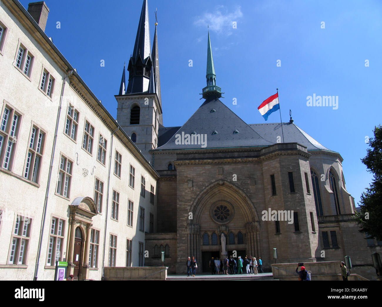 The romancatholic Cathedral Church of our Lady of Luxemburg in