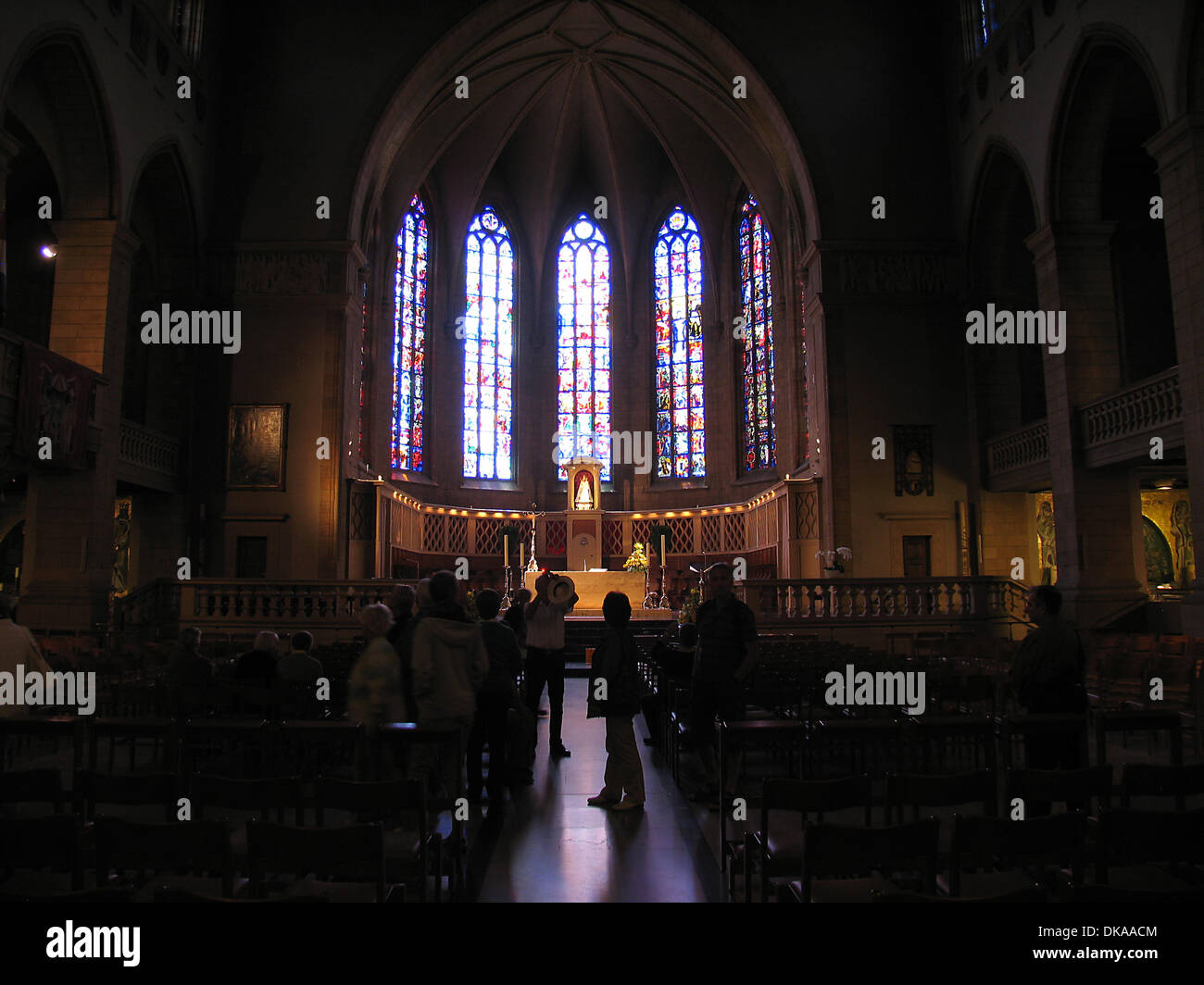The romancatholic Cathedral Church of our Lady of Luxemburg in