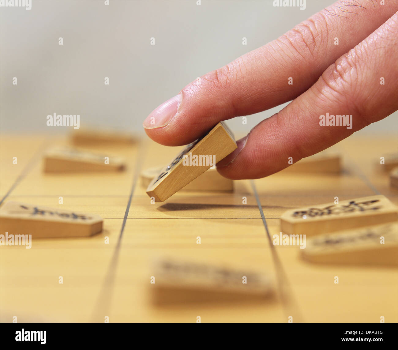 Shogi Japanese chess game Stock Photo