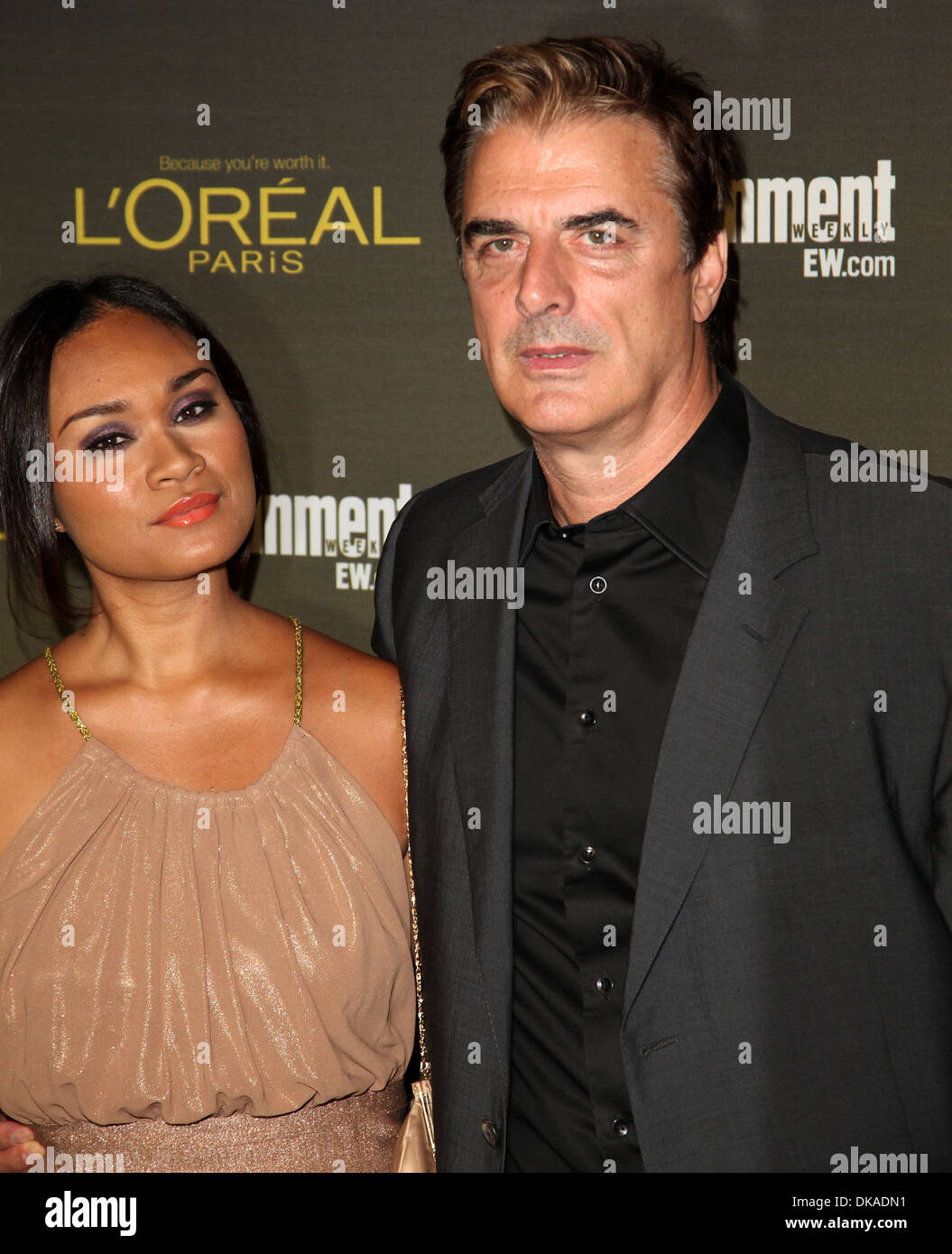 Chris Noth And Tara Lynn Wilson 12 Entertainment Weekly Pre Emmy Party At Fig Olive West Hollywood California 21 09 12 Stock Photo Alamy
