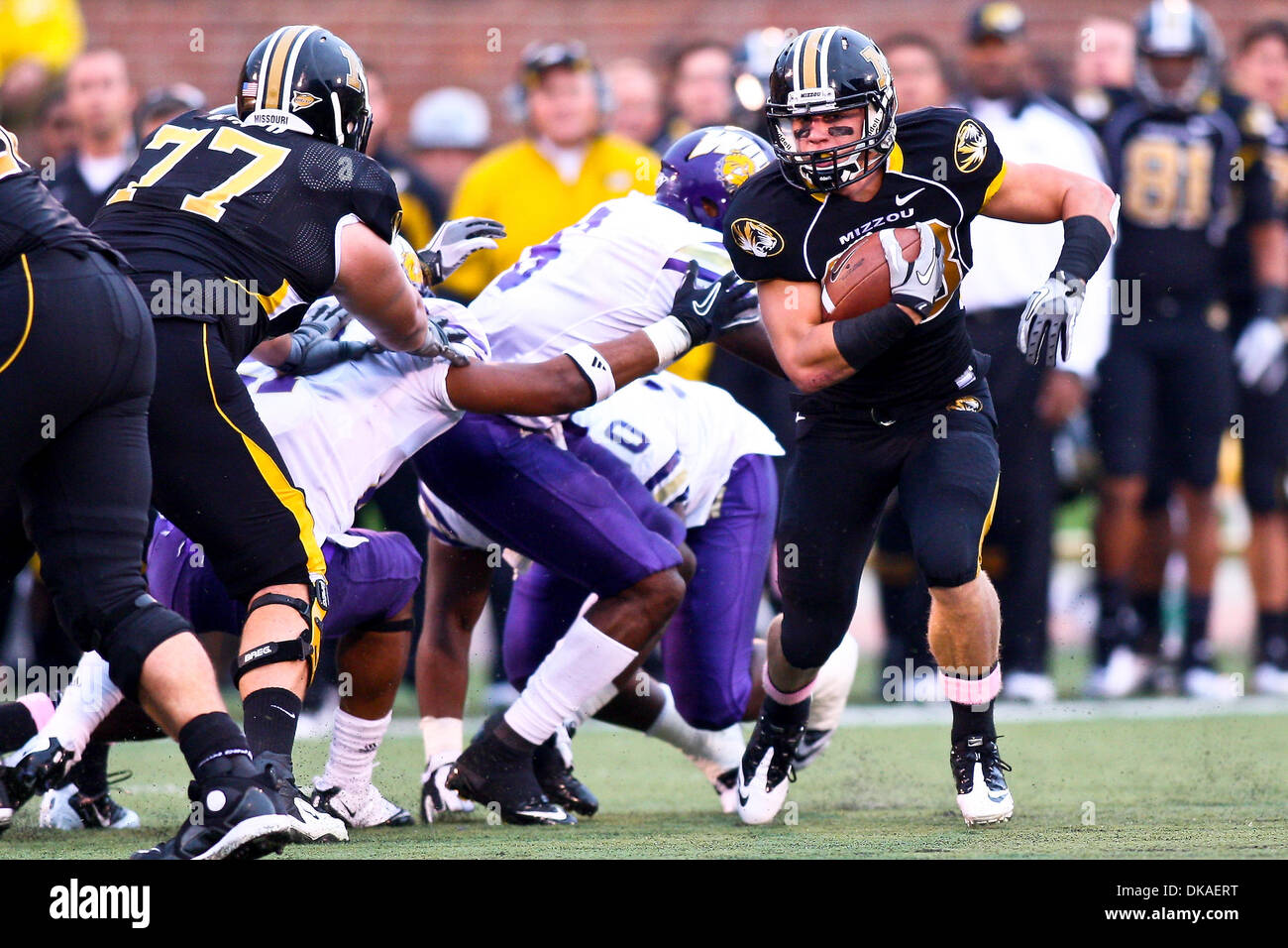 Sept. 17, 2011 Columbia, Missouri, U.S Missouri Tigers wide