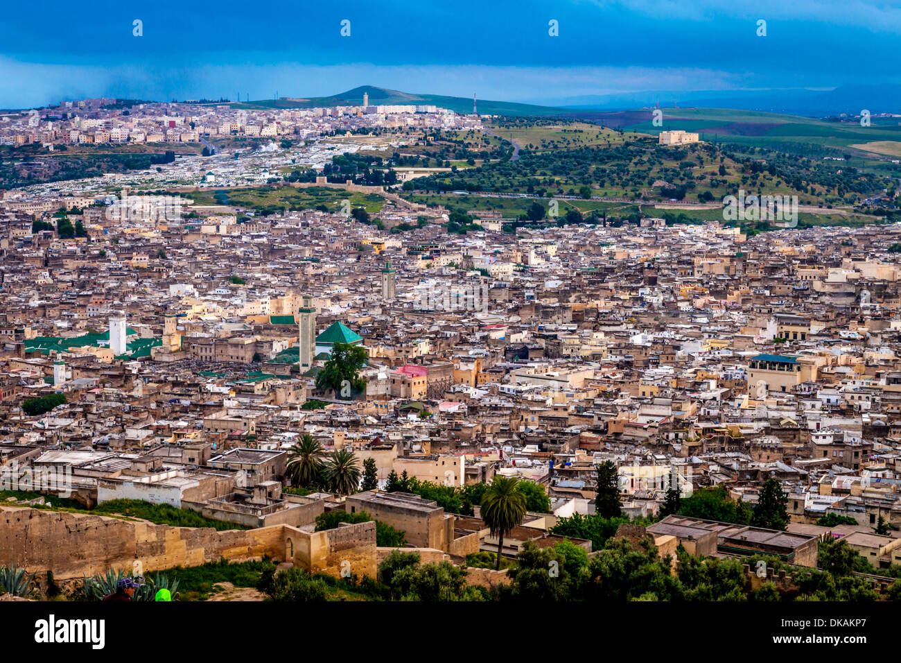 A View of The Medina (Old City) Fez, Morocco Stock Photo