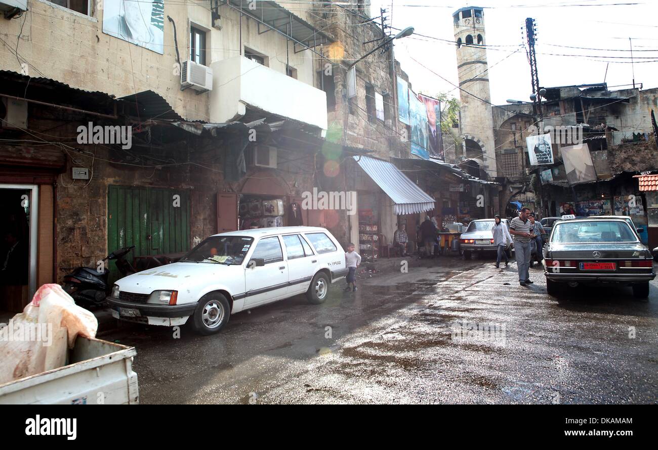 Tripoli is the second largest city and the second largest port of Lebanon, as well as the capital of the provinces of North Lebanon. Tripoli, 85 km north of Beirut on the Mediterranean coast. The population of the metropolitan area is approximately 500,000 Stock Photo