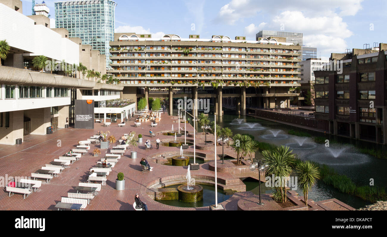 The Barbican Centre estate the city London Stock Photo 63546696 Alamy