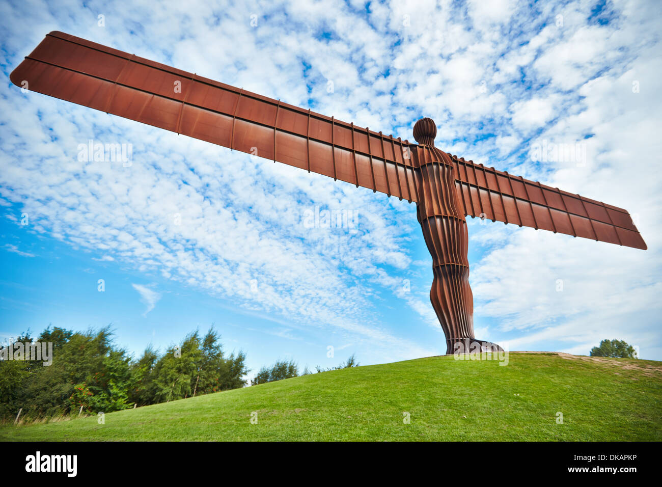 General View Of The Angel Of The North Sculpture By Antony Gormley Near General View Of The Angel Of The North Sculpture By Antony Gormley Near