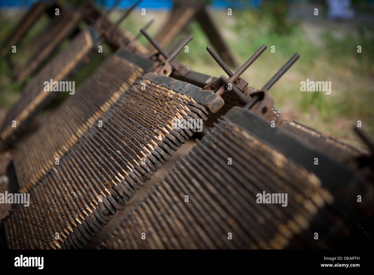 Matchstick making. Kerala, India Stock Photo - Alamy