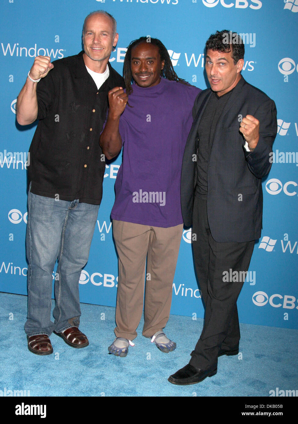 Mike Skupin Russell Swan Jonathan Penner at CBS 2012 Fall Premiere Party at Greystone Manor - Arrivals Los Angeles California - Stock Photo