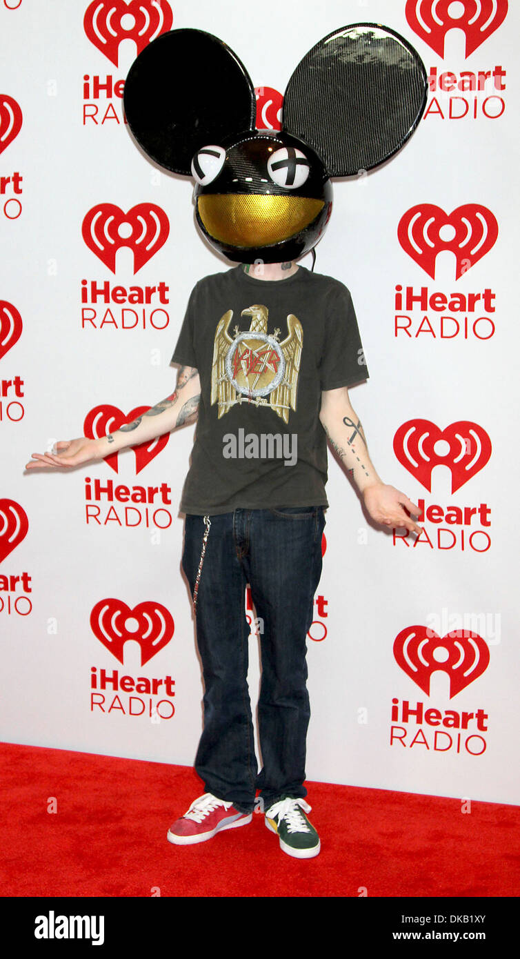 Deadmau5 at iHeart Radio Music Festival 2012 - Day 2 - held at Grand Garden  Arena at MGM Grand Resort and Casino - Arrivals Las Stock Photo - Alamy
