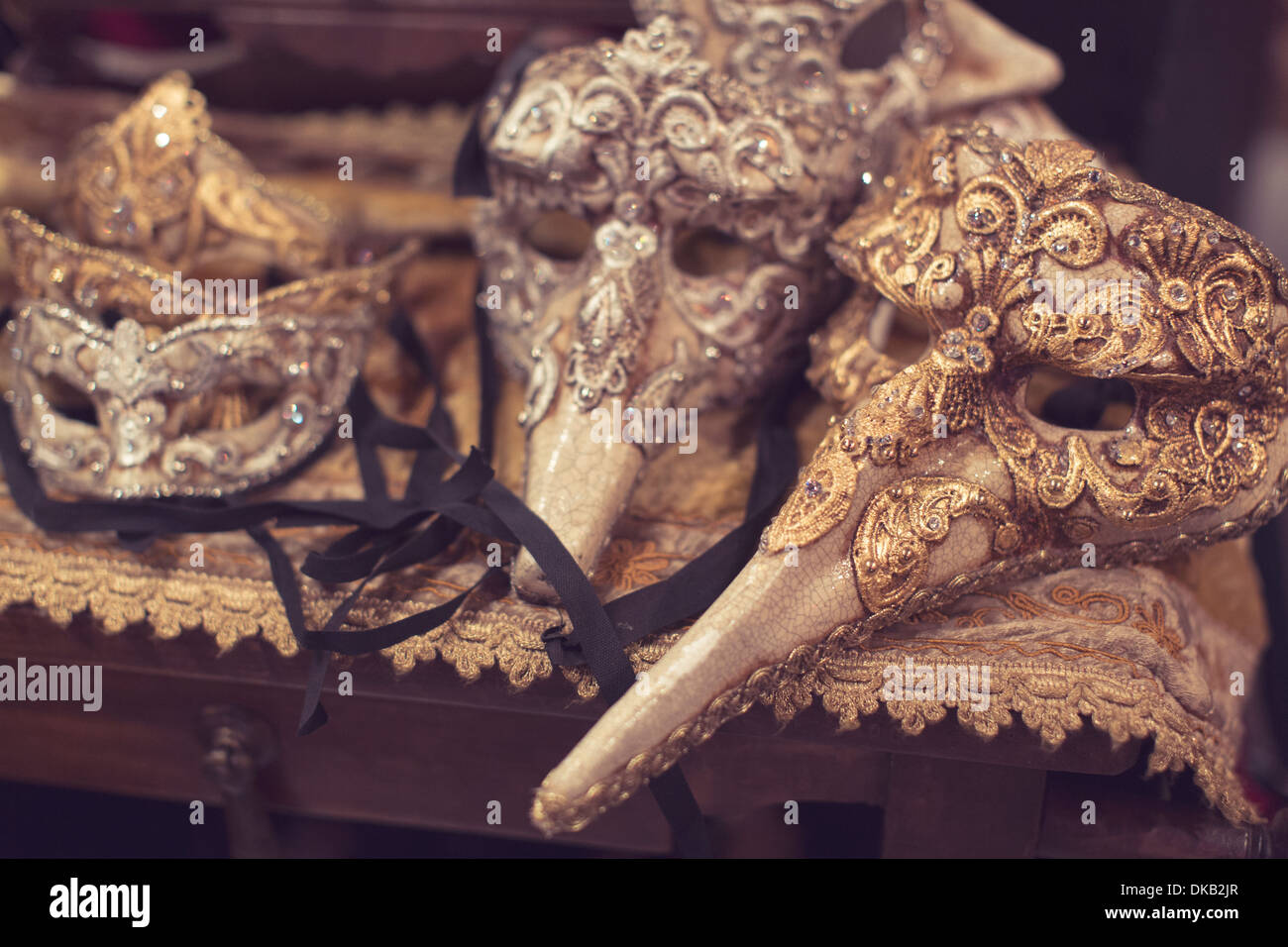 Costume masks, Venice, Italy Stock Photo