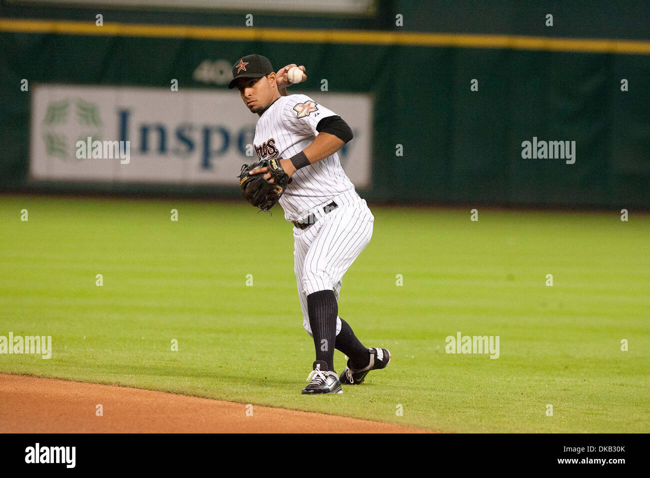 Houston Astros Shortstop Angel Sanchez Grabs A Short Hit By Philadelphia Phillies Jimmy Rollins During Fifth Inning Houston Astros Philadelphia Phillies Game Action In Philadelphia April 3 11 Upi John Anderson Stock Photo