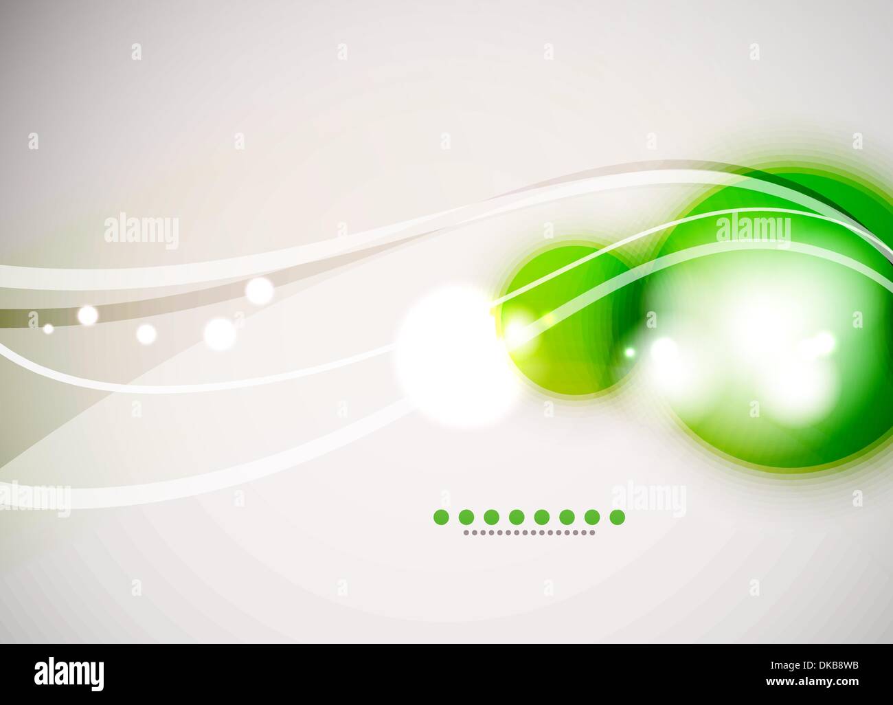 Abstract vector backround with blurred circles and shiny effects Stock Vector